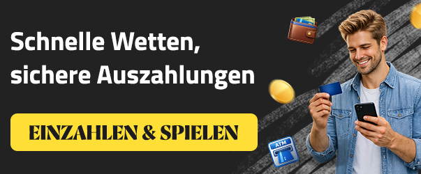 einzahlen und direkt loslegen